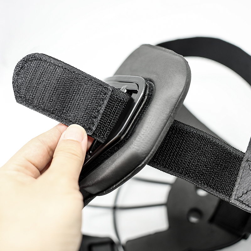 Cat-Eye Black Metal Field Hockey Penalty Corner Defense Player Mask