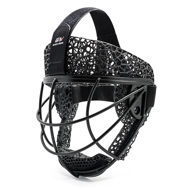 Vlastní 3D tištěné pěnové kovové pole Hokej Defenzivní rohová maska