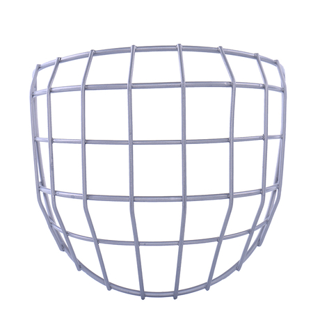 Stříbrná helma na trénink ledního hokeje