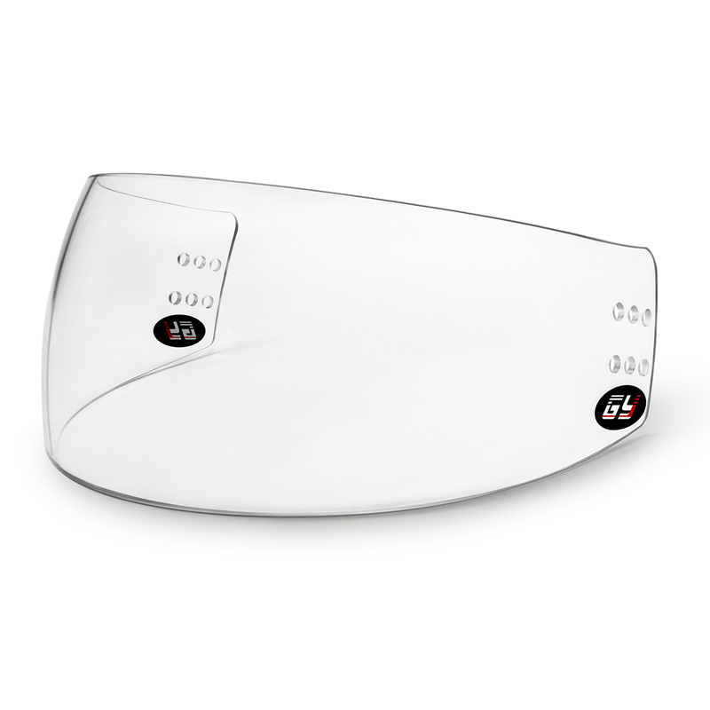 Profesionální průhledný HD hokejový štít proti poškrábání bez zamlžení