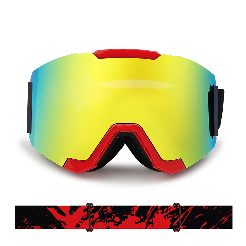 Dvojité magnetické lyžařské brýle na sníh