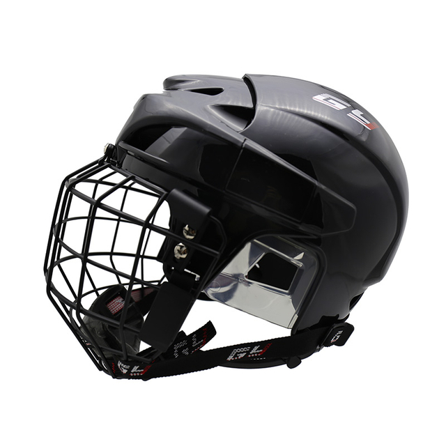 Středně nastavitelná ochrana hlavy přilba na lední hokej