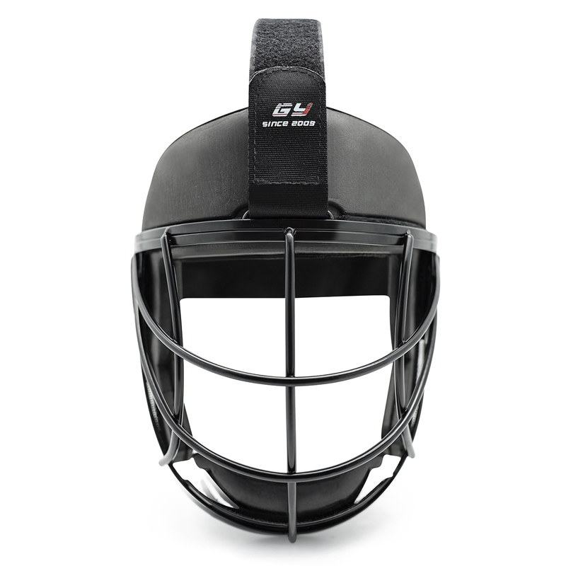Cat-Eye Black Metal Field Hockey Penalty Corner Defense Player Mask