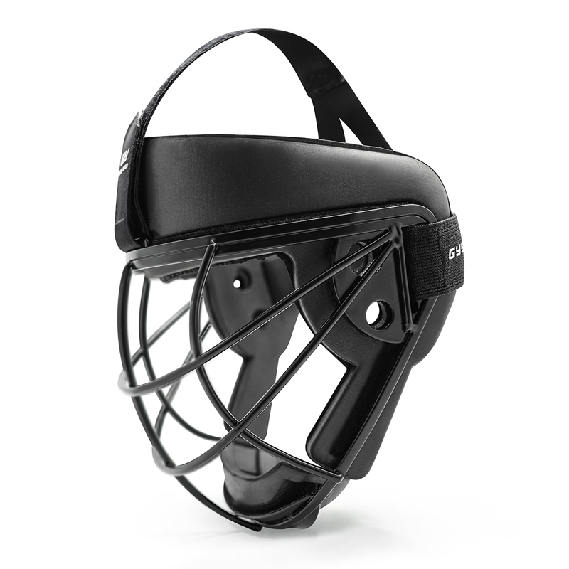 Cat-Eye Black Metal Field Hockey Penalty Corner Defense Player Mask