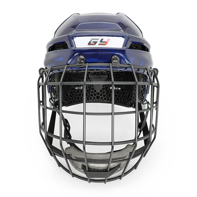 Originální uhlíková vlákna 3D Printed Liner Ice Hockey Helmet Custom