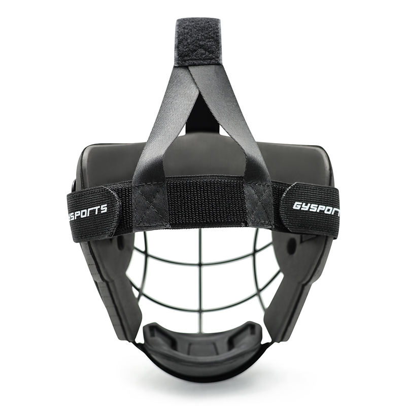 Cat-Eye Black Metal Field Hockey Penalty Corner Defense Player Mask