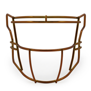 Prémiová Heavy-Duty Chrome Orange Obličejová maska ​​pro americký fotbal