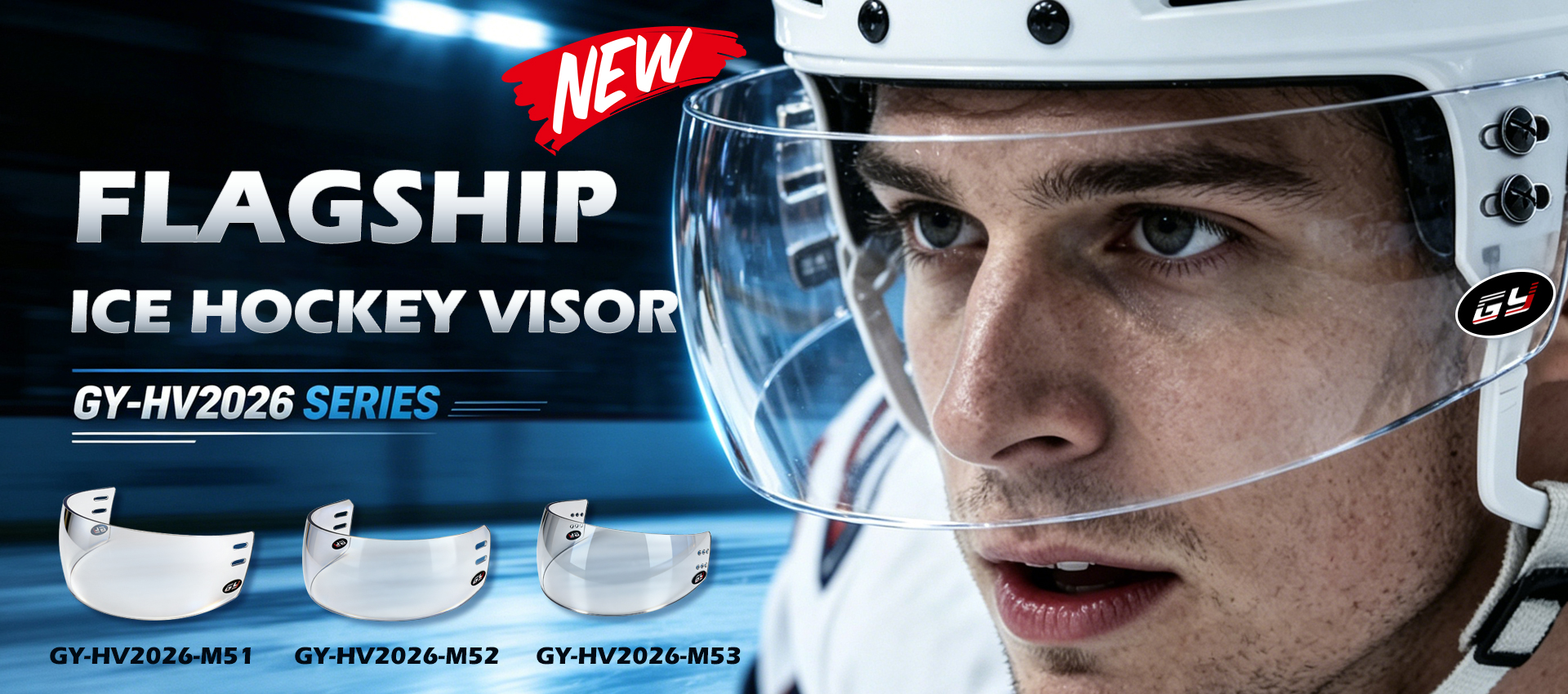 GY-HV2026 Flagship Ice Hockey Visor
